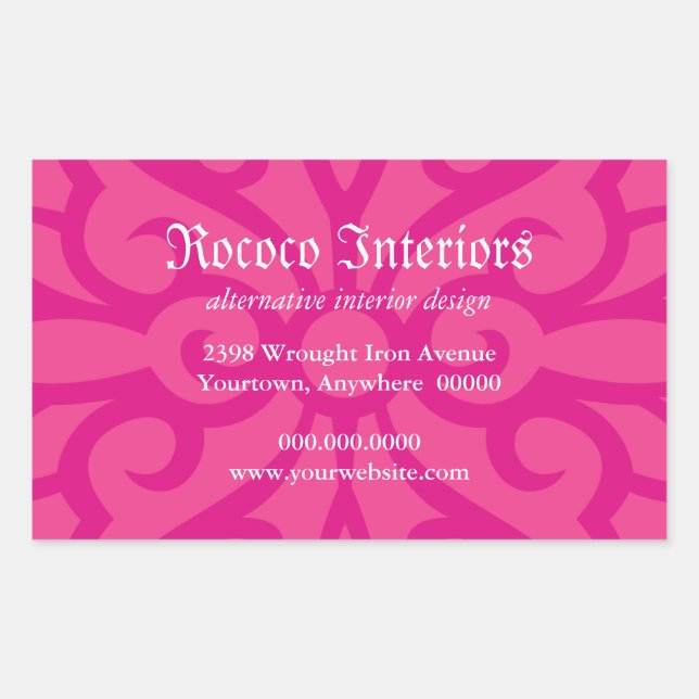 Wrought Iron Decorative Sticker (Front)