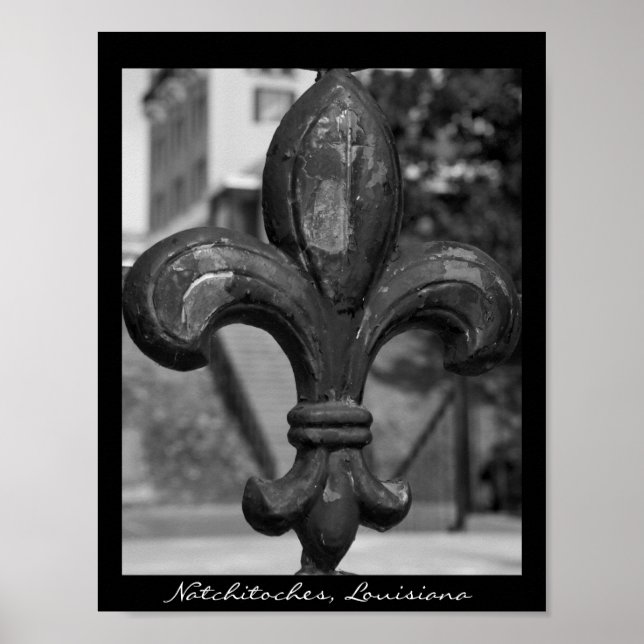 Wrought Iron Fleur de lis Natchitoches Poster (Front)
