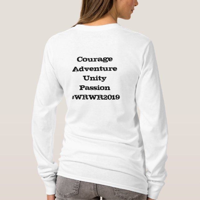 WRWR Global Womens Long Sleeved Shirt (Back)