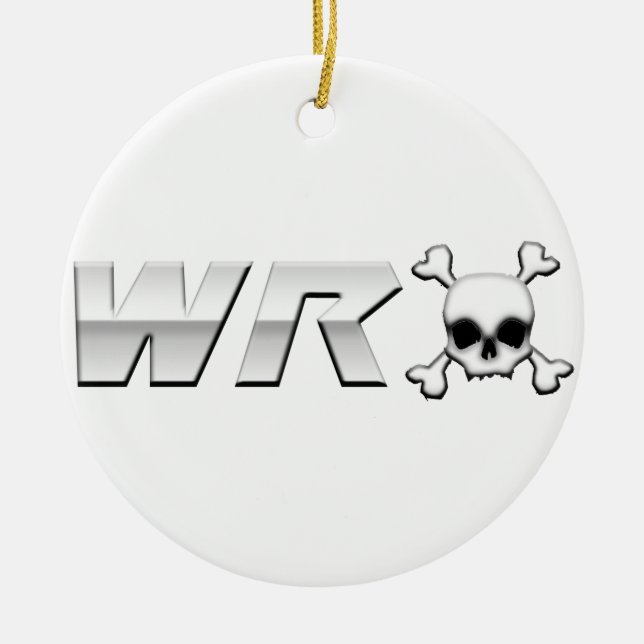 WRX with Scull Ceramic Ornament (Front)