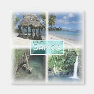WS0013 Oceania, Samoa, Fridge  Magnet
