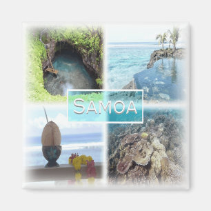WS0014 Oceania, Samoa, Fridge Magnet