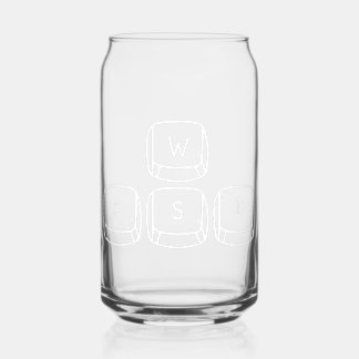 WSAD  CAN GLASS