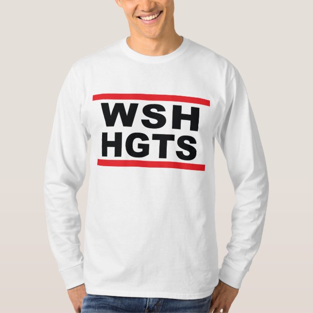 WSH HGTS Hip Hop Long sleeve tee (Front)