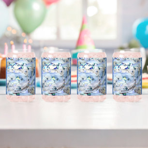 wssbx ' Blue Ice' Drinkware Set Can Glass