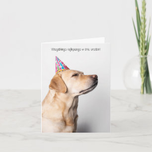 Wszystkiego najlepszego w dniu urodzin, Polish  Card