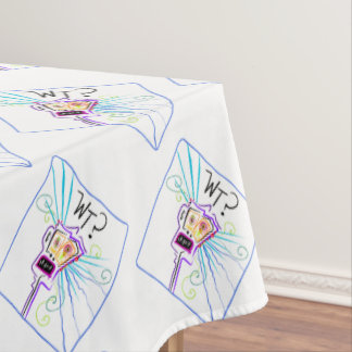 WT? - WHAT THE ?? EMOJI Meemogie Tablecloth