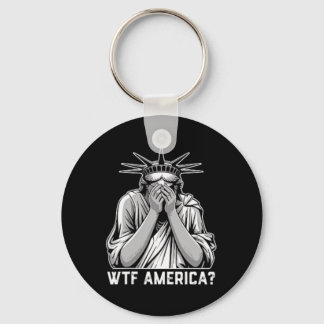 Wtf America Trump Keychain