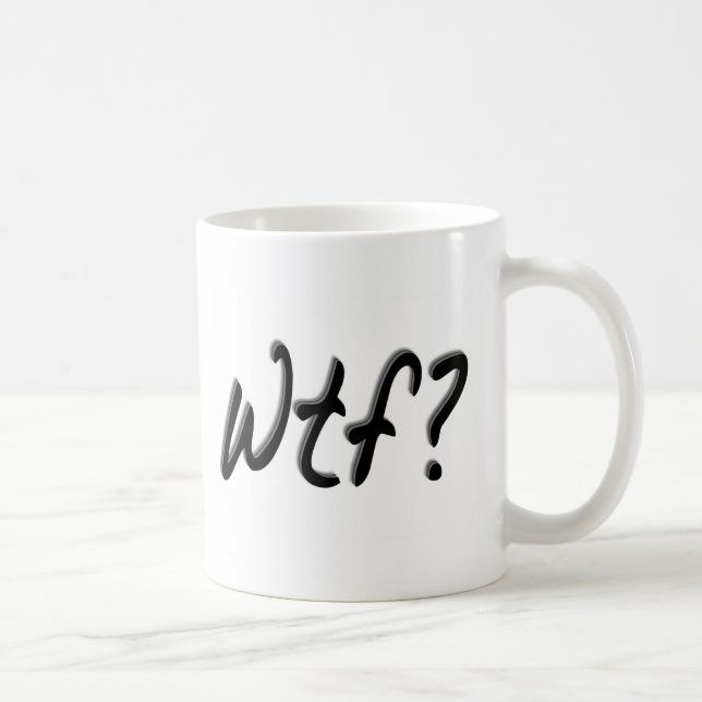 Wtf Coffee Mug (Right)