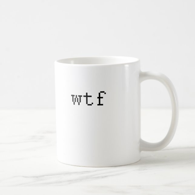 wtf coffee mug (Right)