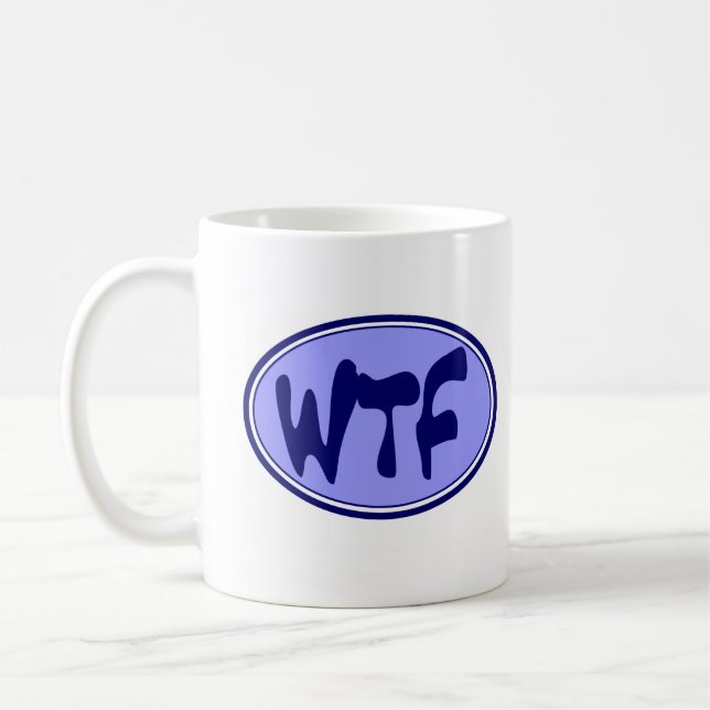 WTF Coffee Mug (Left)