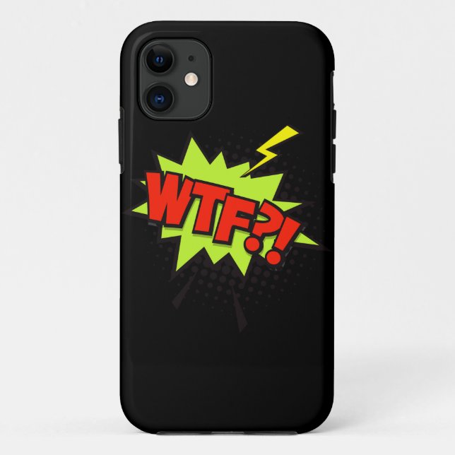 WTF?! Cultura pop Case-Mate iPhone Case (Back)