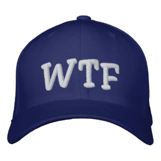 WTF EMBROIDERED HAT