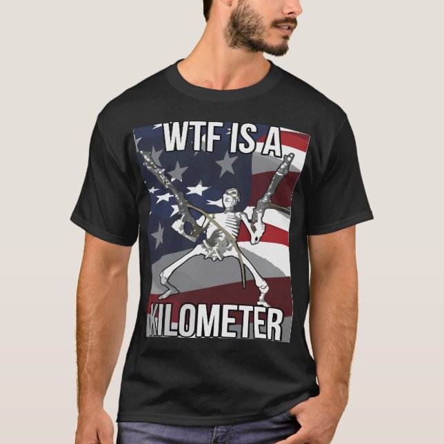 WTF est un T-shirt Kilomètre (Devant)