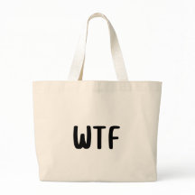 WTF Minimalist Funny Aesthetic Canvas
