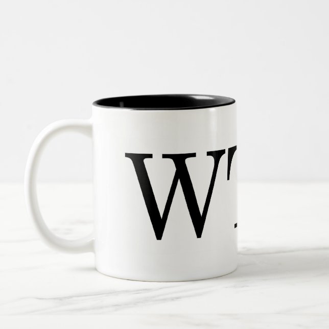 WTF? Mug (Left)