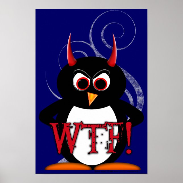 WTF ? Poster Evil Penguin™ (Devant)