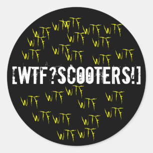 [WTF?scooters!] Sticker