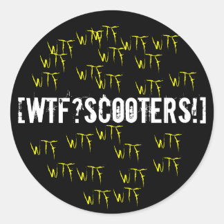 [WTF?scooters!] Sticker