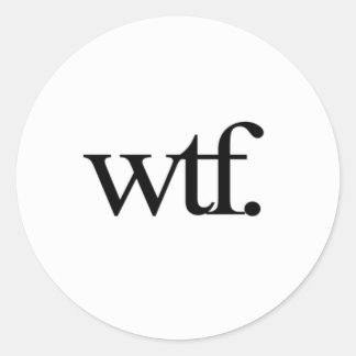 wtf Stickers