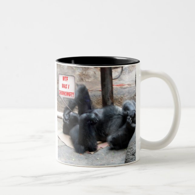 "WTF WAS I THINKING"- hangover mug (Right)