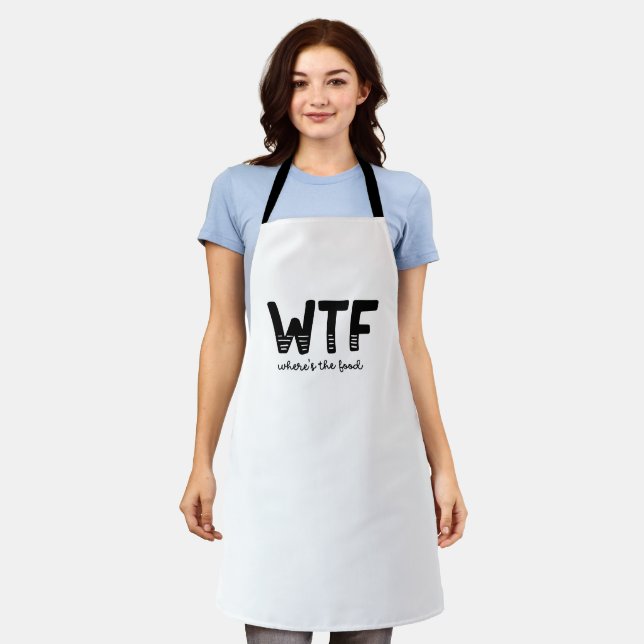 WTF Where's The Food Apron (Worn)