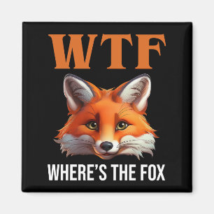 WTF - Where's The Fox Magnet