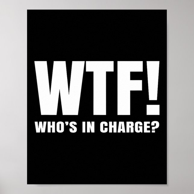 Wtf Who’s In Charge  Poster (Front)