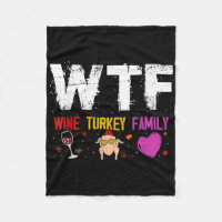 Wtf Wine Turkey Family Shirt Funny Thanksgiving Da
