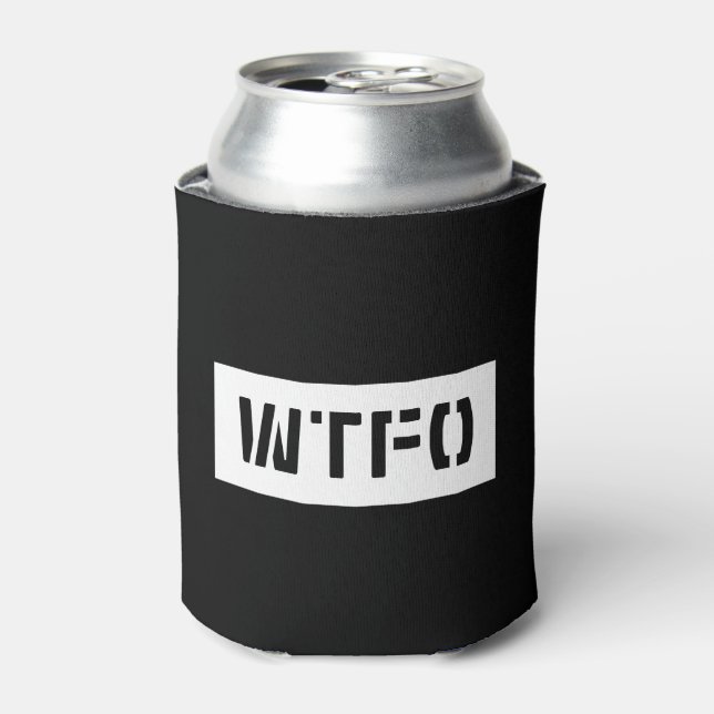 WTFO CAN COOLER (Can Front)