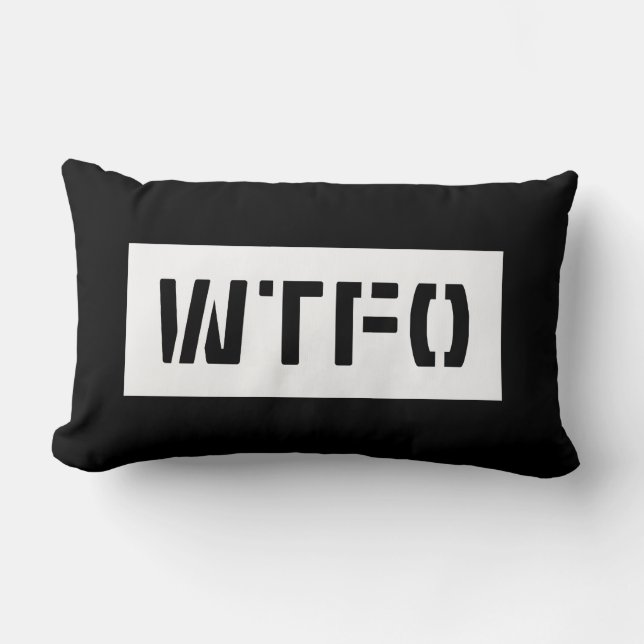 WTFO LUMBAR PILLOW (Front)