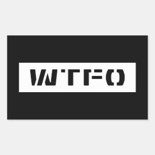 WTFO STICKER