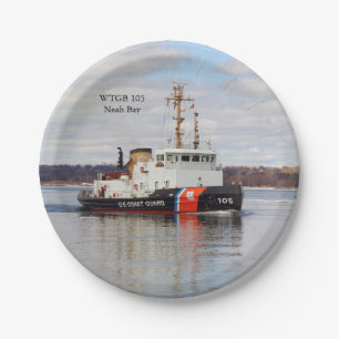 WTGB 105 Neah Bay paper plate