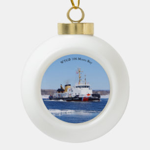 WTGB 106 Morro Bay Ceramic Ball Christmas Ornament