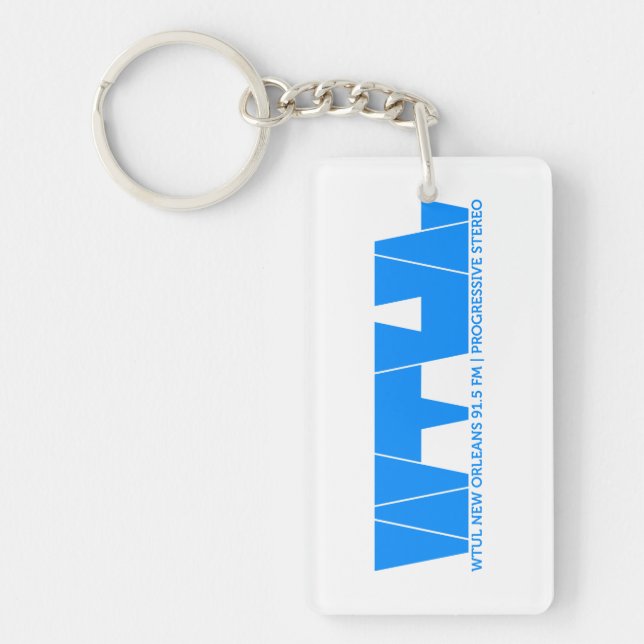WTUL radio Station Keychain (Front)