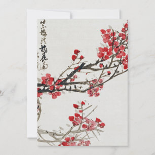 Wu Changshi - Plum Blossoms Holiday Card