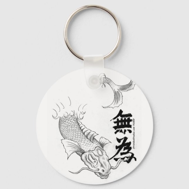 Wu Wei Koi Keychain (Front)
