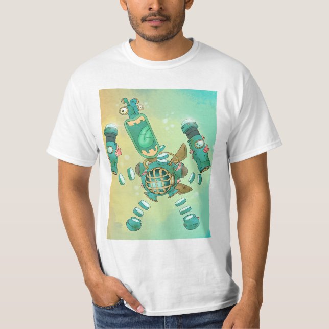 Wubbox green T-Shirt (Front)