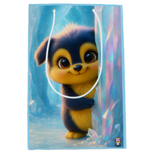 Wuffoo Molli Cute Kawaii Puppy Ice cave Medium Gift Bag