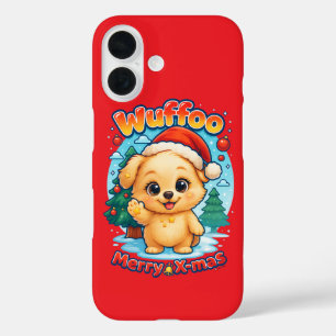 Wuffoo Starssie Merry X-mas Kawaii 3D Holiday iPhone 16 Case