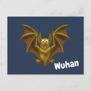 Wuhan Bat Postcard