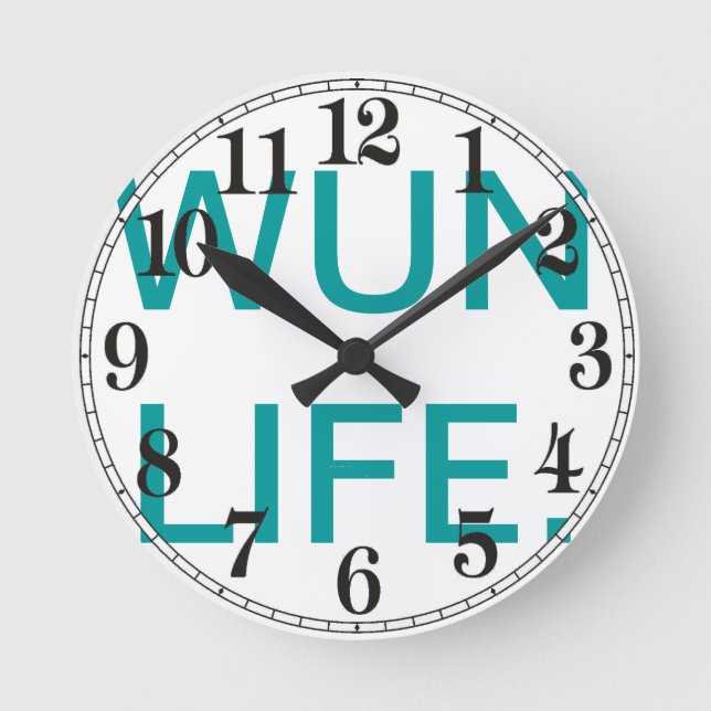 WUN ROUND OFFICE CLOCK (Front)