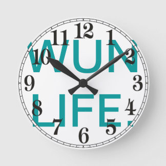 WUN ROUND OFFICE CLOCK