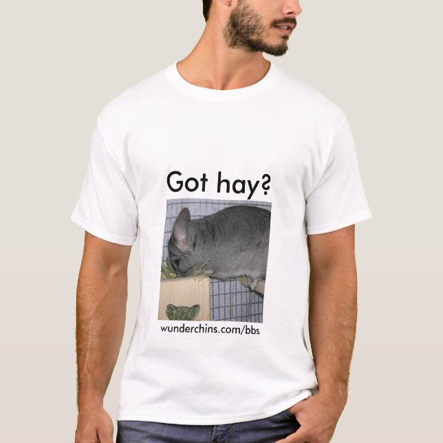 Wunderchins Got Hay--Men's T-Shirt (Front)