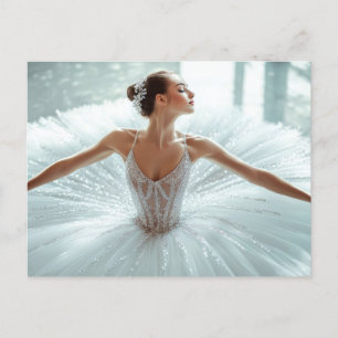 Wunderschöne Ballerina im Tutu  Postcard