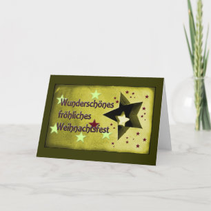 Wundeschönes fröhliches Weihnachtsfest Holiday Card