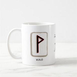 Wunjo RuneStone Mug