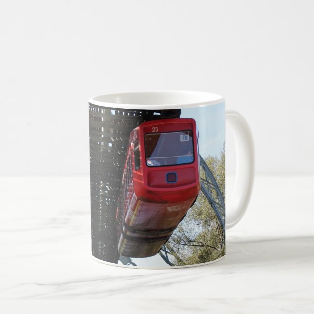 Wuppertal Floating Train / Wuppertaler Schwebebahn Coffee Mug (Front Right)