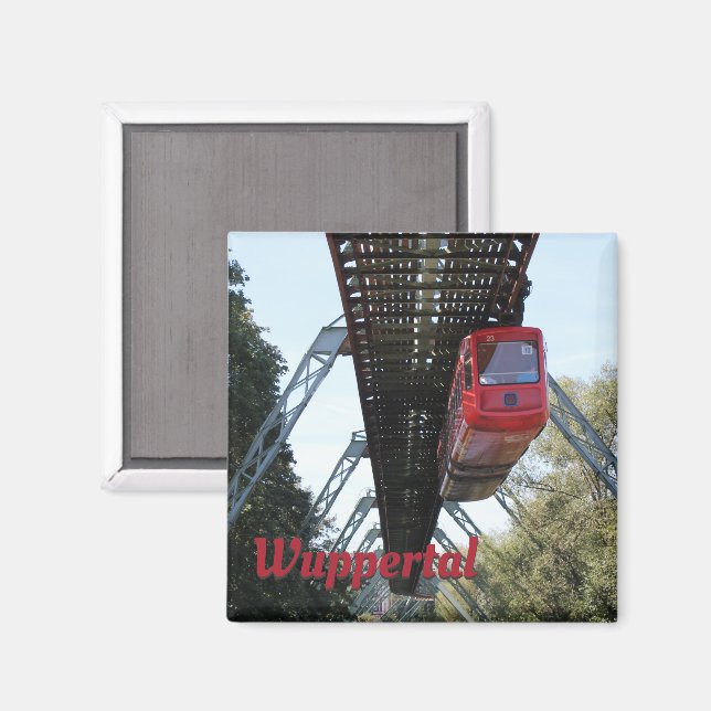 Wuppertal Floating Train / Wuppertaler Schwebebahn Magnet (Front/Back)