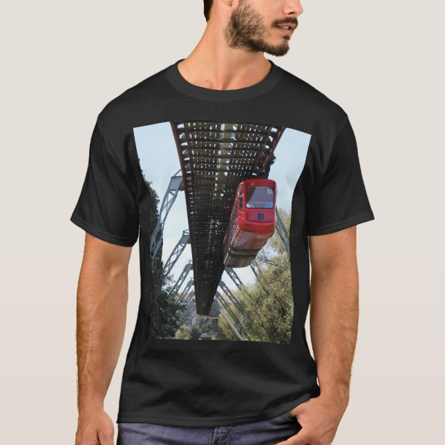 Wuppertal Floating Train / Wuppertaler Schwebebahn T-Shirt (Front)